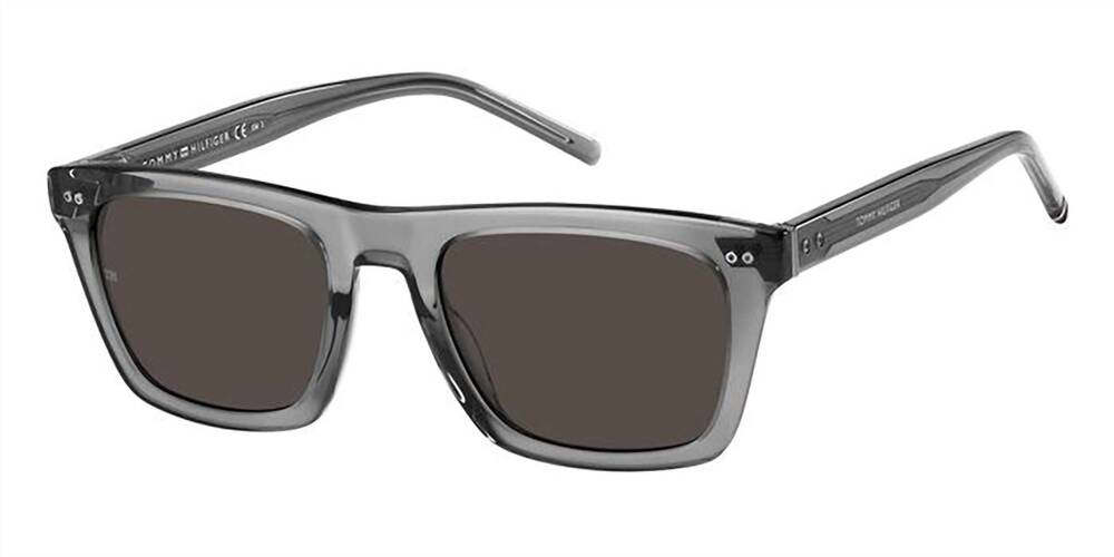 NEW TOMMY HILFIGER men's 1890/s kb7 sunglasses in transparent grey